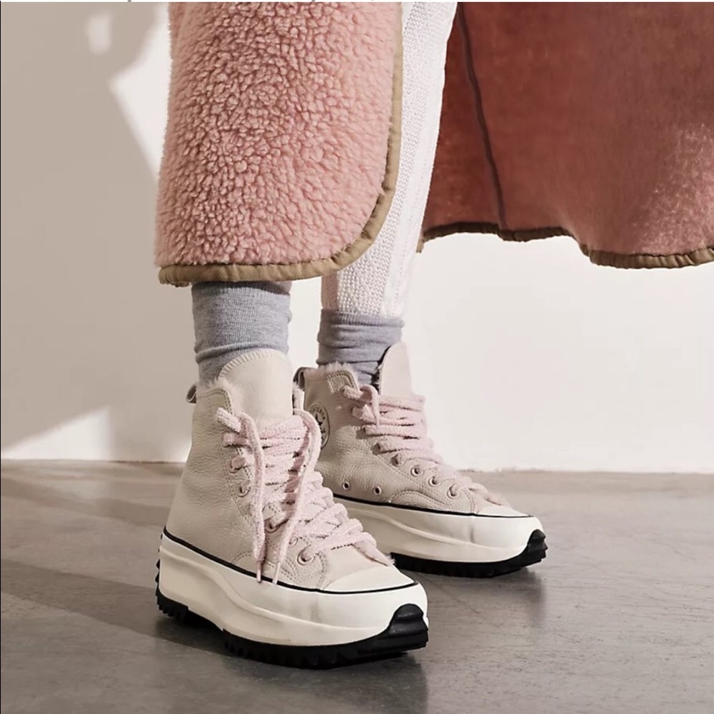 Converse Run Star Hike Fur Lined Hi-Top Sneakers